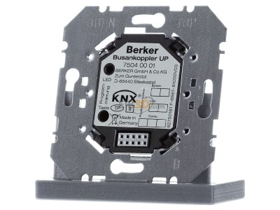 Front view Berker 75040001 EIB, KNX bus coupler, 
