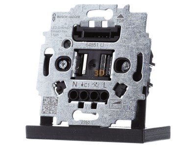Frontansicht Busch Jaeger 64851 U LED-Tastdimmer-Einsatz flex 