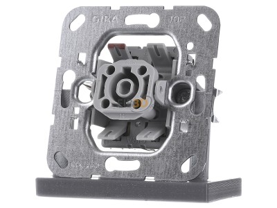 Front view Gira 010600 Changeover switch insert 10A 250V AC, 
