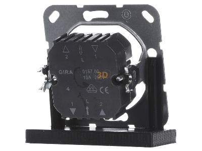 Back view Gira 015700 2-pole switch for roller shutter 15700
