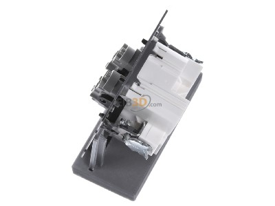 View top right Gira 018200 EIB, KNX push button bus coupling unit 2-fold, 
