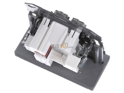 Top rear view Gira 018200 EIB, KNX push button bus coupling unit 2-fold, 
