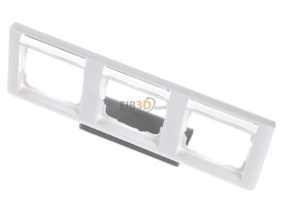 View up front Gira 109327 Frame 3-gang white 
