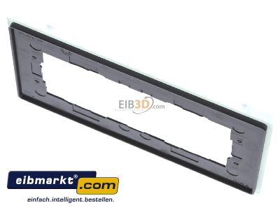 Ansicht oben hinten Gira 100218 Abdeckrahmen 2f.glas o.Mittelsteg 
