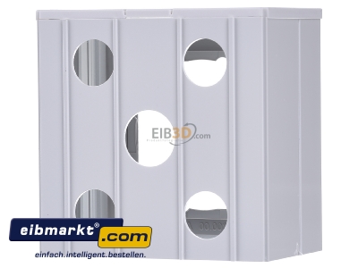 Back view Gira 136127 Surface mounted housing 1-gang white - 
