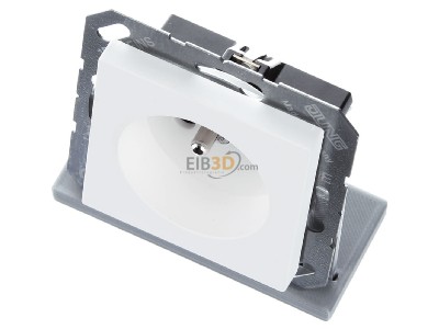 View up front Jung A 1520 FBFKI WWM Socket outlet (receptacle) earthing pin 
