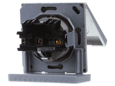 Back view Jung AL 1520 NKL Socket outlet (receptacle) 
