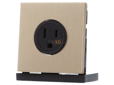 Frontansicht Jung ME 2521-15 C Steckdose US-Norm NEMA 15A 125V,Me. classic 