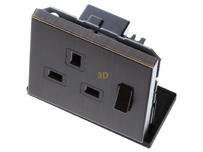 View up front Jung ME 3171 AT Socket outlet (receptacle) 
