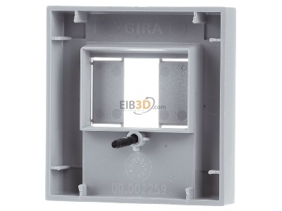 Ansicht hinten Gira 0276015 Abdeckung TAE/USB grau 