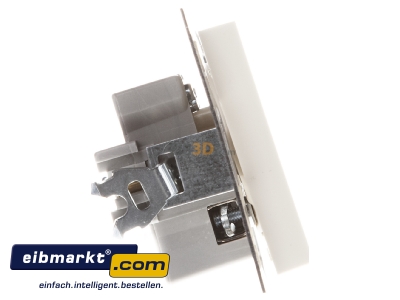 View on the left Socket outlet HNA cream white 047901 Gira 047901
