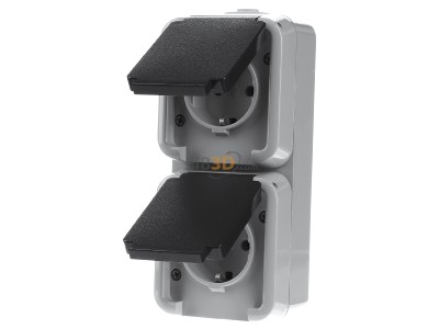 Frontansicht Jung CD 590 T Wippe Symbol T�R ws f�r Taster 