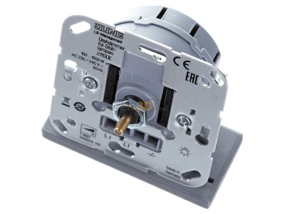 View up front Jung 211 GDE Dimmer flush mounted 100...1000VA 
