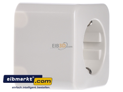 Ansicht links Busch-Jaeger 2041-0-0135 Schuko-Steckdose 1-fach AP 2300 EAP-09-503