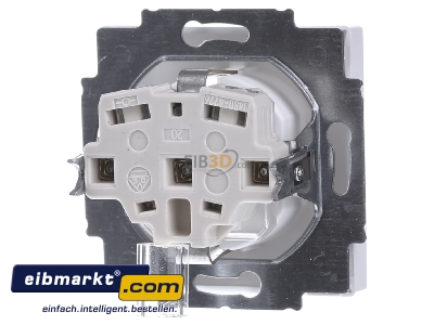 Back view Busch-Jaeger 20 EUCKS/DV-84 Socket outlet protective contact white
