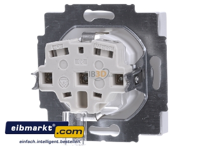 Ansicht hinten Busch-Jaeger 20 EUCKS/DV-84 Schuko-Steckdose dav/sws mit Aufdruck EDV 