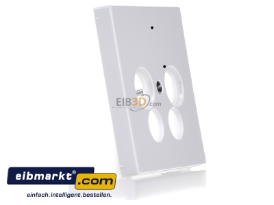 Ansicht links Jung LS 990-4 SAT2 WW Abdeckung aws f�r 4L-SAT-TV-Dose 