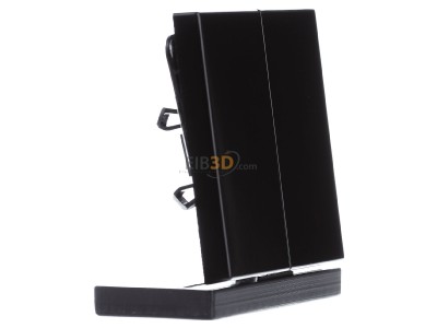 View on the left Jung LS 995 SW Cover plate for switch/push button black 
