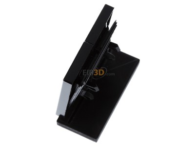 View top right Jung LS 995 SW Cover plate for switch/push button black 
