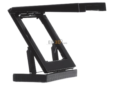 Ansicht links Jung LS 990 KL SW Klappdeckel sw mit R�ckstellfeder 