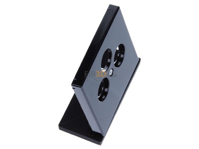 Ansicht oben links Jung LS 990 SAT SW Abdeckung sw f�r SAT-TV-Dose 