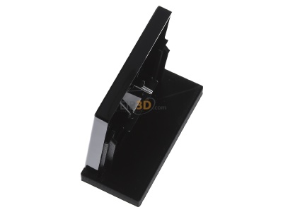 Ansicht oben rechts Jung LS 969-1 UA SW Abdeckung sw f�r IAE/UAE-Dose 