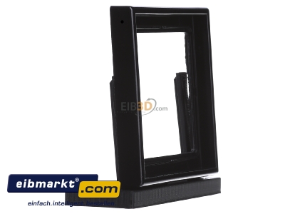 View on the left Jung LS 981 SW Frame 1-gang black - 
