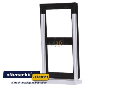 Ansicht hinten Jung LS 982 SW Rahmen 2-fach sw waage/senkrecht 