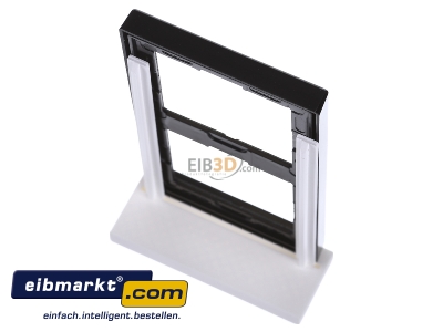 Ansicht oben hinten Jung LS 982 SW Rahmen 2-fach sw waage/senkrecht 
