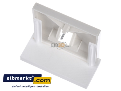Ansicht oben hinten Jung LS 969-1 NAUA Abdeckung Schriftfeld ws f�r IAE/UAE-Dose 