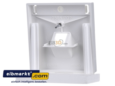 Ansicht hinten Jung LS 969-1 NAUA WW Abdeckung Schriftfeld aws f�r IAE/UAE-Dose 