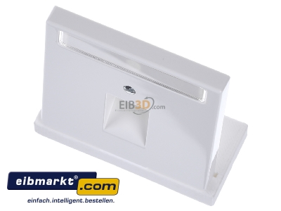 Ansicht oben vorne Jung LS 969-1 NAUA WW Abdeckung Schriftfeld aws f�r IAE/UAE-Dose 