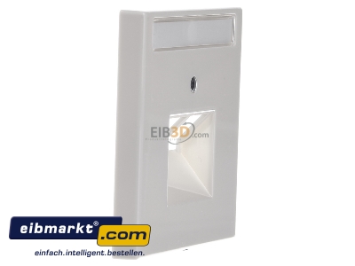 Ansicht links Jung LS 969-2 NAUA Abdeckung Schriftfeld ws f�r IAE/UAE-Dose 