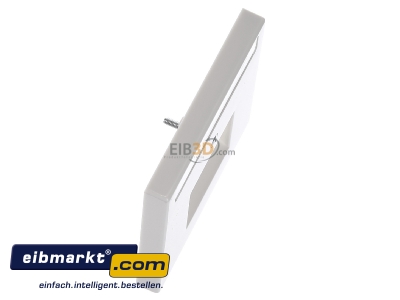 Ansicht oben links Jung LS 969-2 NAUA Abdeckung Schriftfeld ws f�r IAE/UAE-Dose 