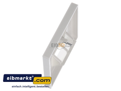 Ansicht oben rechts Jung LS 969-2 NAUA Abdeckung Schriftfeld ws f�r IAE/UAE-Dose 