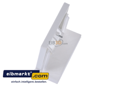 Ansicht oben rechts Jung LS 969-2 NAUA WW Abdeckung Schriftfeld aws f�r IAE/UAE-Dose 