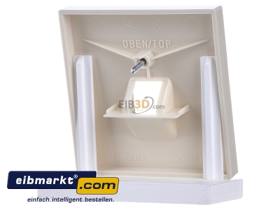 Ansicht hinten Jung LS 969-1 UA Abdeckung ws f�r IAE/UAE-Dose 