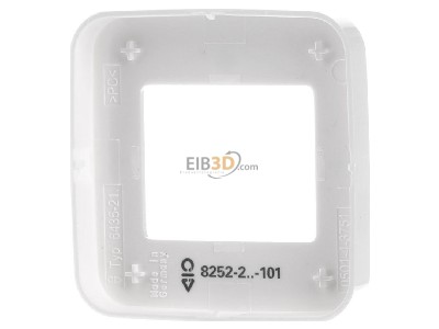Back view Busch Jaeger 8252-214-101 Central cover plate 
