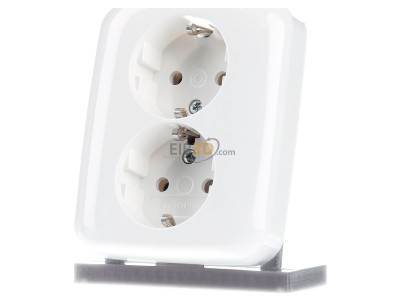 Front view Busch Jaeger 202 EUJ-214 Socket outlet (receptacle) 
