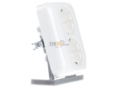 View on the left Busch Jaeger 202 EUJ-214 Socket outlet (receptacle) 

