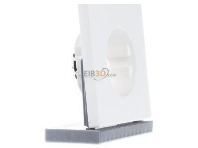 View on the left Jung LS 1520 KIPL WWM Cover plate for Wall socket cream white 

