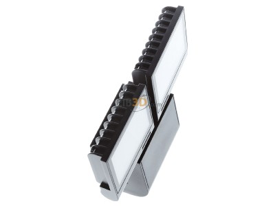Ansicht oben links Theben theLeda S17-100L BK LED-Strahler 17 Watt, schwarz 
