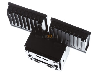 Ansicht oben hinten Theben theLeda S17-100L BK LED-Strahler 17 Watt, schwarz 