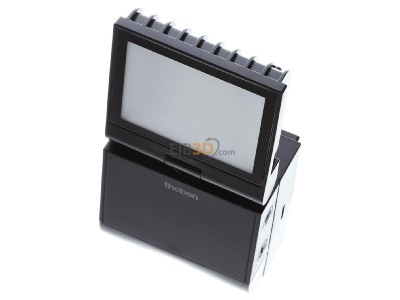 Ansicht oben vorne Theben theLeda S8-100 BK LED-Strahler 8 Watt, schwarz 