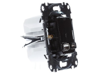 Ansicht links Merten MEG4366-0120 USB-Ladeeinsatz Typ A+C mit Power-Delivery-T,_- Aktionsartikel