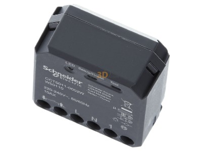 Ansicht oben vorne Schneider Electric CCT5011-0002W Wiser Schaltaktor 1fach UP 