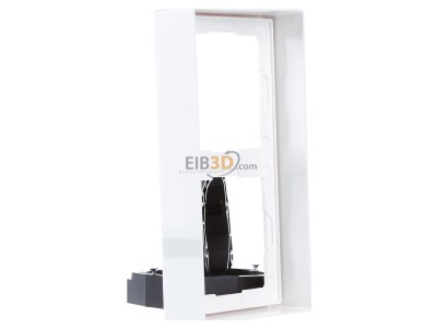View on the right Jung LS 982 HBF WW Frame 2-gang white 
