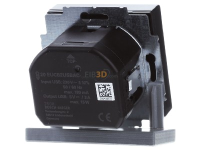Ansicht hinten Busch Jaeger 20 EUCB2USBAC-81 SCHUKO Steckdose SB-A+C 