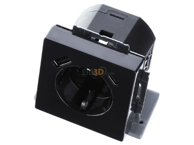 Ansicht oben vorne Busch Jaeger 20 EUCB2USBAC-81 SCHUKO Steckdose SB-A+C 