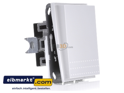 View on the left Gira 012666 Two-way switch flush mounted white 
